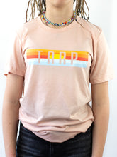 Load image into Gallery viewer, Sunset Tarp Unisex Tee - Peach