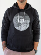 Load image into Gallery viewer, Storm Swell Unisex Hoodie - Black