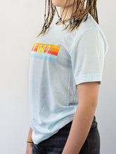 Load image into Gallery viewer, Sunset Tarp Unisex Tee - Light Blue
