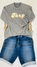 Load image into Gallery viewer, Retro Tarp Unisex Crewneck Sweatshirt Grey