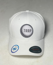 Load image into Gallery viewer, Tarp Golf Flexfit Cool &amp; Dry Hat-White
