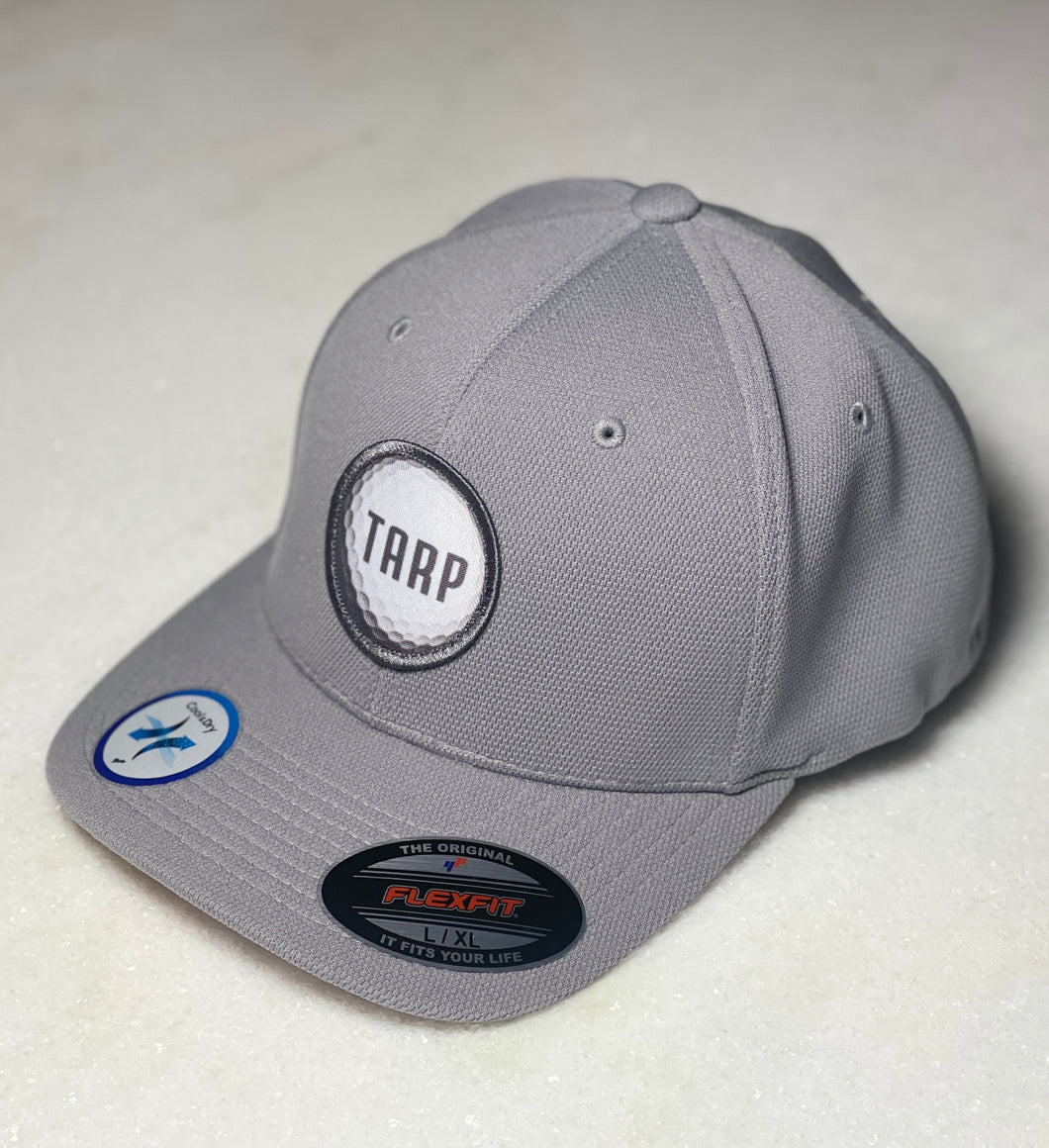 Tarp Golf Flexfit Cool & Dry Hat-Silver