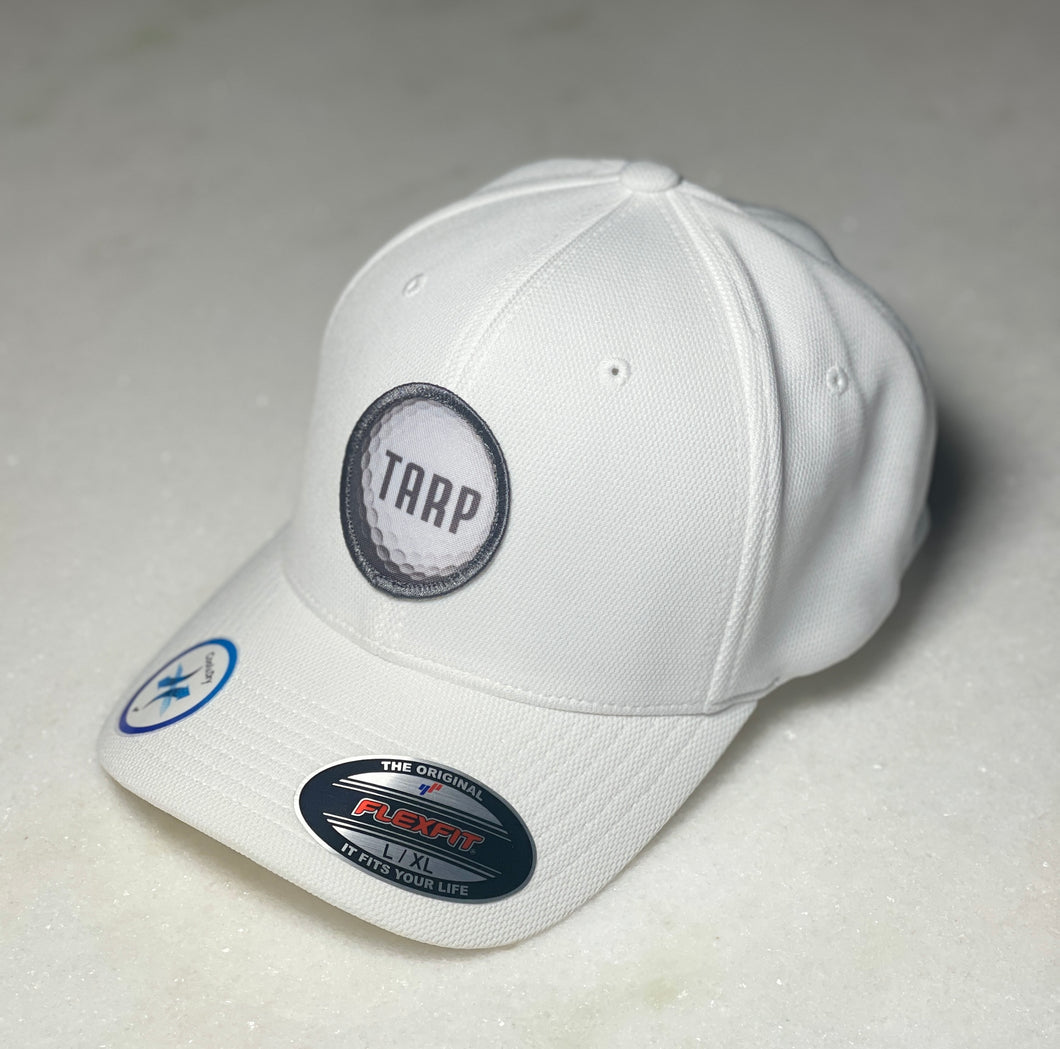 Tarp Golf Flexfit Cool & Dry Hat-White
