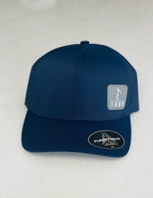 Load image into Gallery viewer, Tarp golf Stickman Flexfit Delta Hat-Navy
