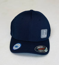 Load image into Gallery viewer, Tarp Golf Stickman Flexfit Cool &amp; Dry Hat-Navy

