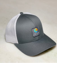 Load image into Gallery viewer, Swell Trucker Snapback Hat-Graphite/Wht
