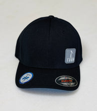 Load image into Gallery viewer, Tarp Golf Stickman Flexfit Cool &amp; Dry Hat-Black
