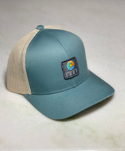 Load image into Gallery viewer, Swell Trucker Snapback Hat- Wave/Tan
